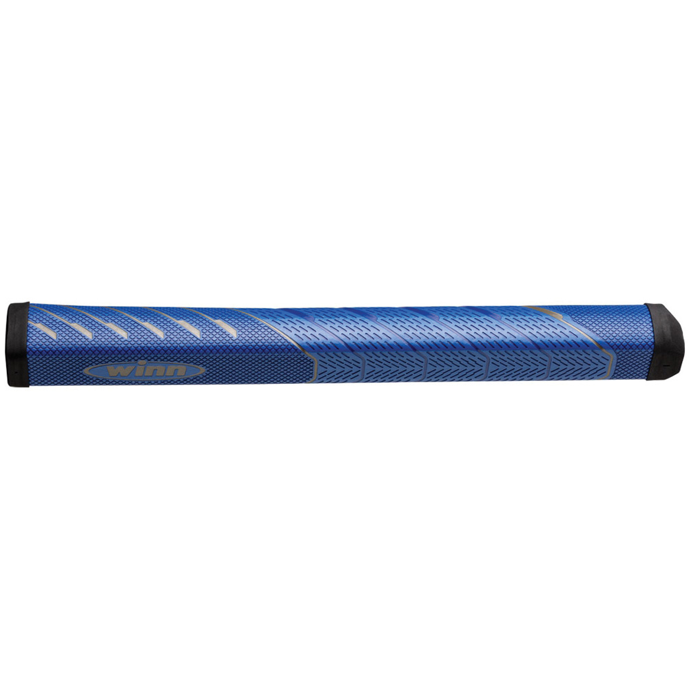 Winn NTP No-Taper Midsize Putter Grip - Blue Pistol Style Grip For Golf Putters